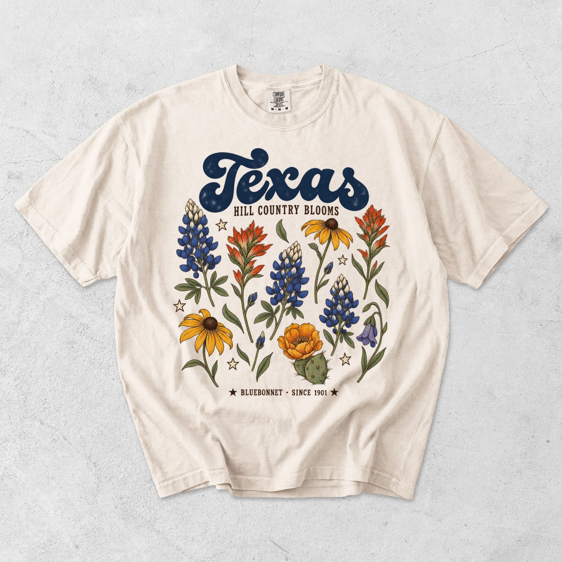 Texas Hill Country Blooms Bluebonnet T-shirt