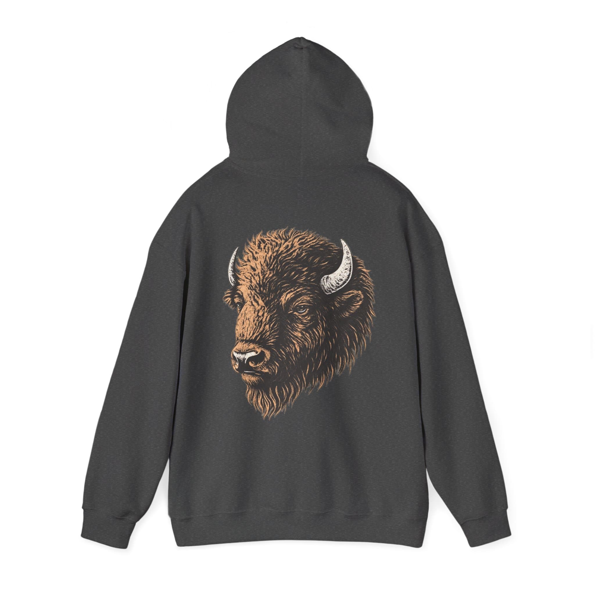 Born To Roam American Buffalo Graphic Pullover Hoodie