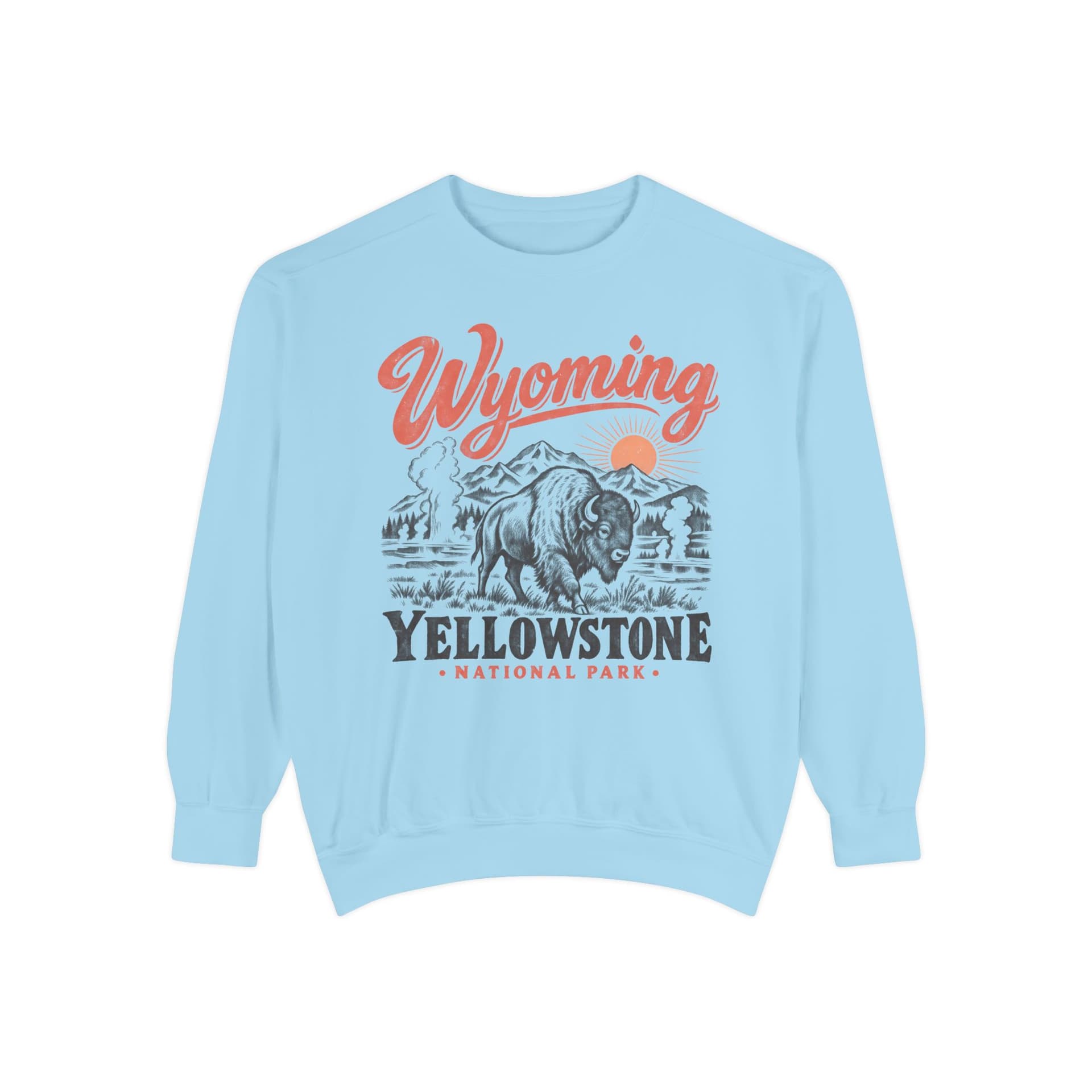 Wyoming Yellowstone National Park Bison Sweatshirt