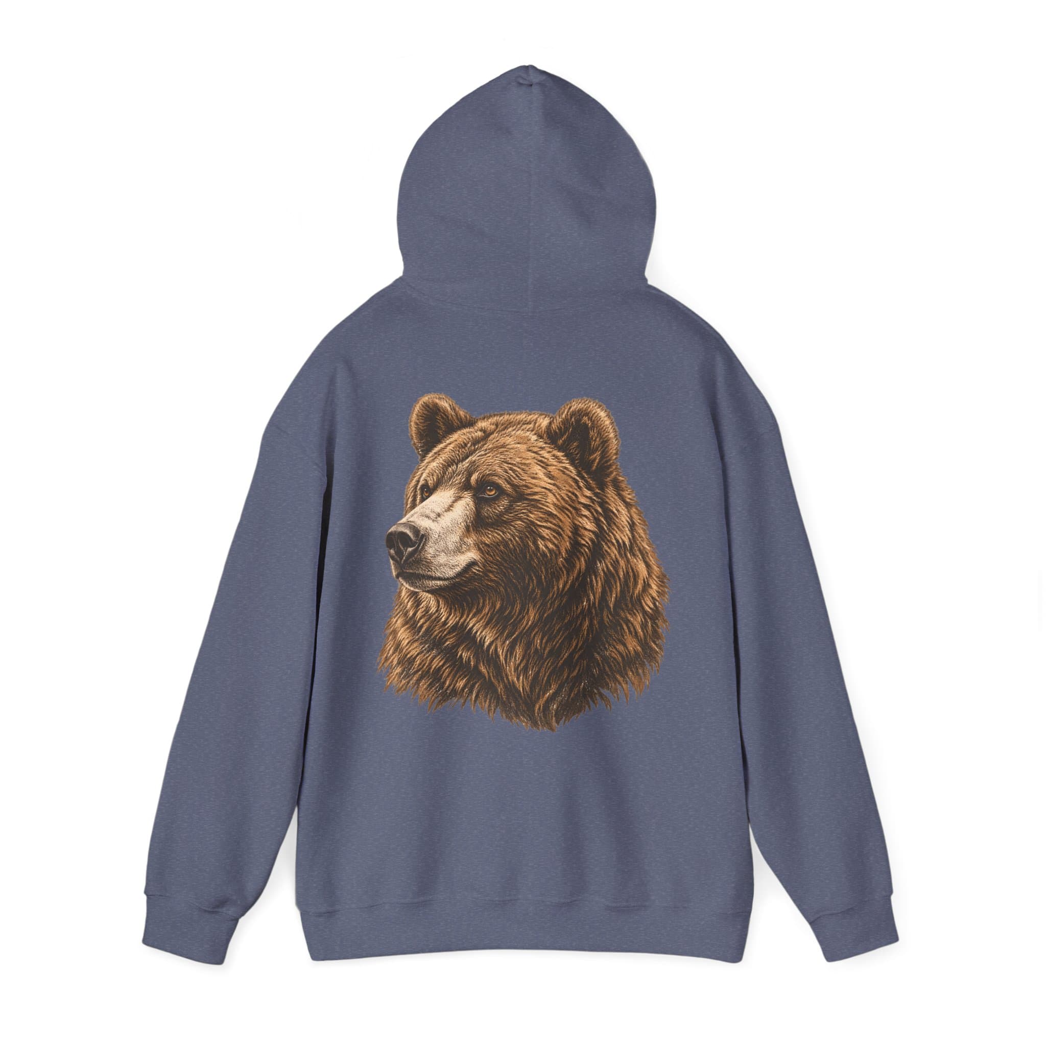 Majestic Bear Wilderness Back-Print Pullover Hoodie