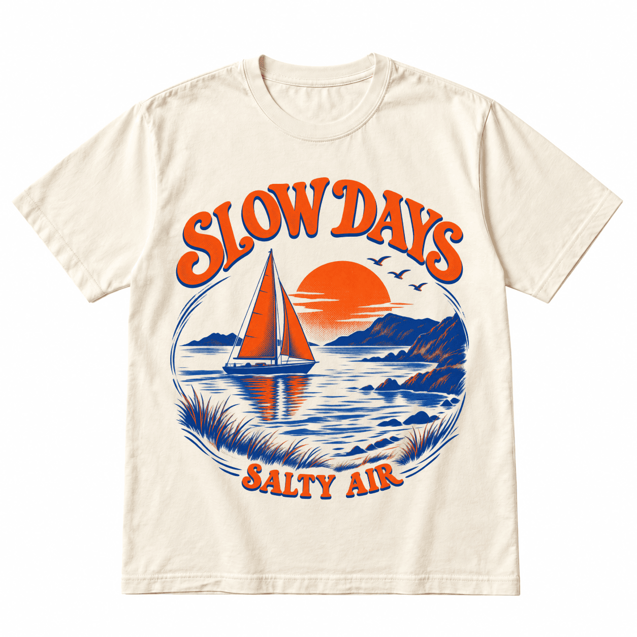 Slow Days Salty Air Vintage Sailing