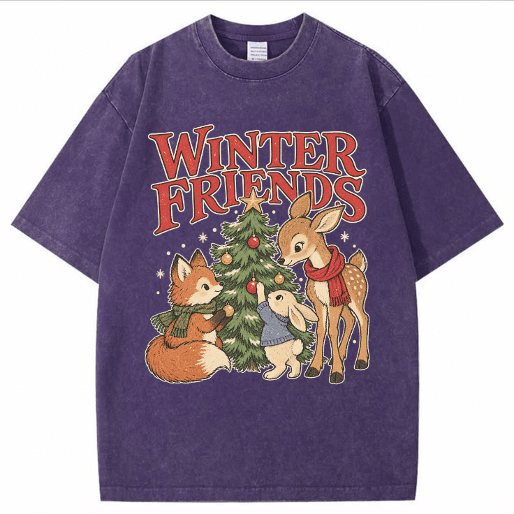 Winter Friends Woodland Christmas Mineral Wash