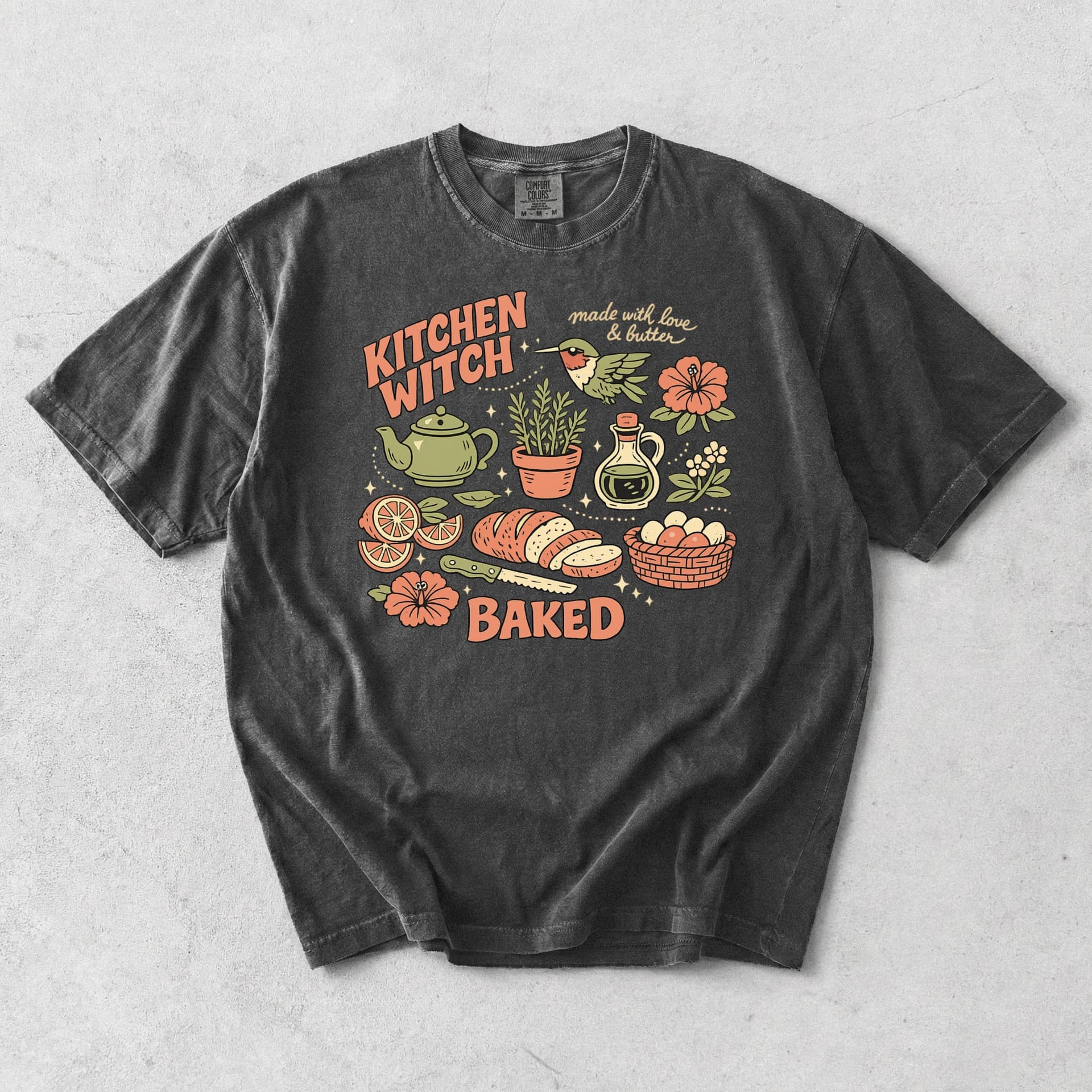 Kitchen Witch Baked Cottagecore T-Shirt